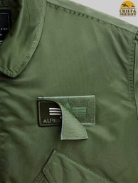 Куртка бомбер Alpha Industries CWU-45P Flight Jacket, зеленая, sage
