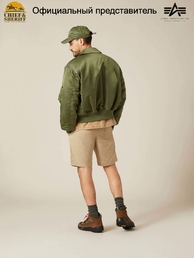 Куртка бомбер Alpha Industries CWU-45P Flight Jacket, зеленая, sage