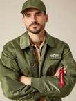 Куртка бомбер Alpha Industries CWU-45P Flight Jacket, зеленая, sage