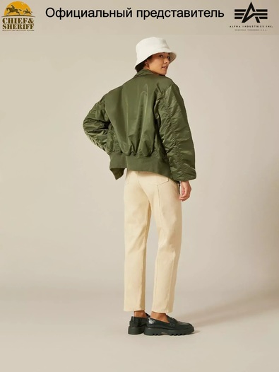 Куртка бомбер Alpha Industries CWU-45P Flight Jacket, зеленая, sage