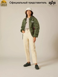 Куртка бомбер Alpha Industries CWU-45P Flight Jacket, зеленая, sage