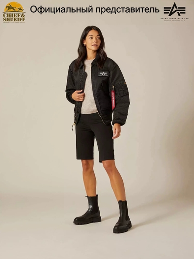 Куртка бомбер Alpha Industries CWU-45P Flight Jacket, black