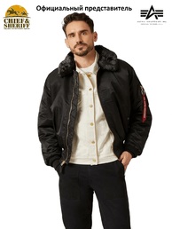 Куртка бомбер Alpha Industries B-15 Flight Jacket, black