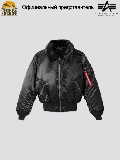 Куртка бомбер Alpha Industries B-15 Flight Jacket, black