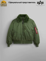 Куртка бомбер Alpha Industries B-15 Flight Jacket, sage
