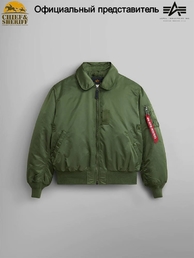 Куртка бомбер Alpha Industries B-15 Flight Jacket, sage
