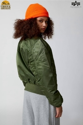 Куртка бомбер Alpha Industries B-15 Flight Jacket, sage