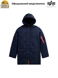 Куртка аляска Alpha Industries Slim Fit N-3B Parka, blue-orange