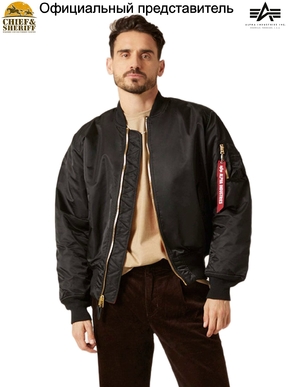 Куртка бомбер Alpha Industries MA-1 Flight Jacket, black