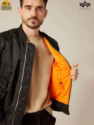 Куртка бомбер Alpha Industries MA-1 Flight Jacket, black
