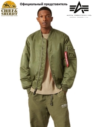 Куртка бомбер Alpha Industries MA-1 Flight Jacket, sage green