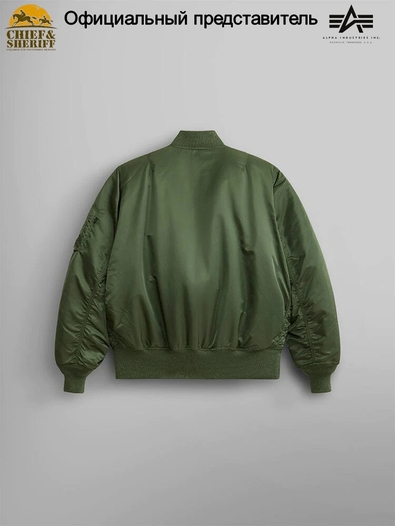 Куртка бомбер Alpha Industries MA-1 Flight Jacket, sage green