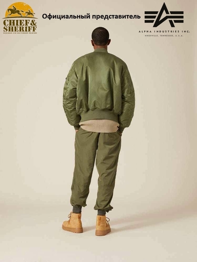 Куртка бомбер Alpha Industries MA-1 Flight Jacket, sage green