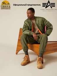 Куртка бомбер Alpha Industries MA-1 Flight Jacket, sage green