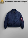 Куртка бомбер Alpha Industries B-15 Flight Jacket, replica blue