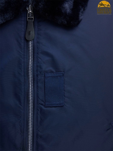 Куртка бомбер Alpha Industries B-15 Flight Jacket, replica blue