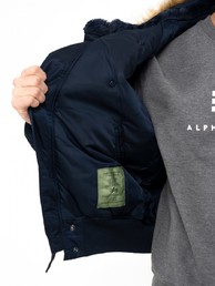 Куртка аляска Alpha Industries N-2B Parka, blue