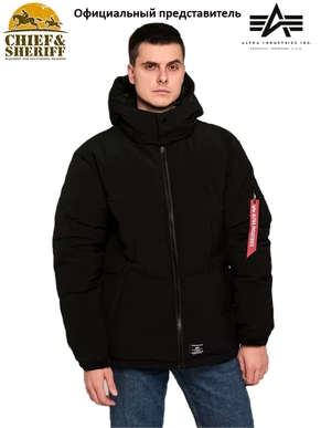 Парка пуховая Alpha Industries Puffer parka, black