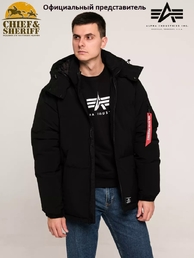 Парка пуховая Alpha Industries Puffer parka, black
