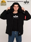 Парка пуховая Alpha Industries Puffer parka, black (размер: 2xl, российский размер: 54)