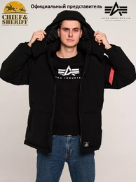 Парка пуховая Alpha Industries Puffer parka, black