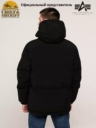 Парка пуховая Alpha Industries Puffer parka, black