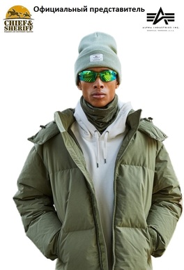 Парка пуховая Alpha Industries Puffer parka, green