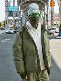 Парка пуховая Alpha Industries Puffer parka, green