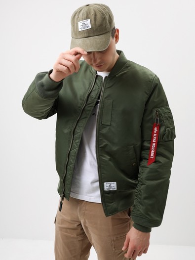 Куртка бомбер Alpha Industries MA-1 MOD Flight Jacket, sage green
