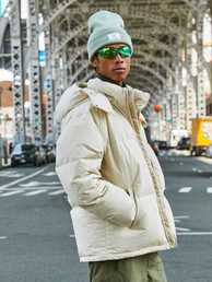 Парка пуховая Alpha Industries Puffer parka, limestone