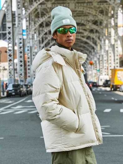 Парка пуховая Alpha Industries Puffer parka, limestone
