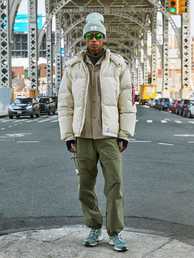 Парка пуховая Alpha Industries Puffer parka, limestone