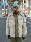 Парка пуховая Alpha Industries Puffer parka, limestone