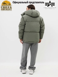 Парка пуховая Alpha Industries Puffer parka, field grey