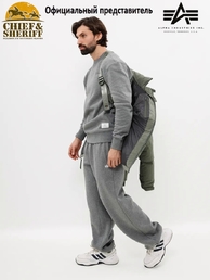 Парка пуховая Alpha Industries Puffer parka, field grey