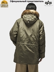 Куртка аляска Alpha Industries N-3B Logo Oxford Parka, green