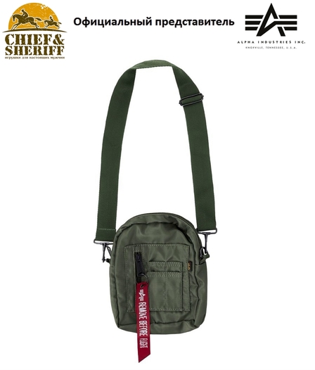 Сумка поясная Alpha Industries Crew Carry Bag, sage
