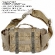 Армейская сумка поясная Maxpedition Proteus Versipack, черная 0402B