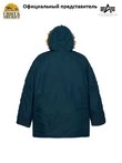 Куртка аляска Alpha Industries N-3B Logo Oxford Parka, midnight teal (размер: s, российский размер: 46)