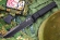 Нож Kizlyar Supreme Trident, AUS8 SW, серый, черные ножны, kraton