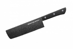 Нож кухонный накири Samura Shadow с покрытием BLACK FUSO 170 мм, AUS-8, ABS пластик, SH-0043/16