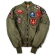 Куртка бомбер Top Gun MA-1  Nylon Bomber Jacket With Patches, olive, TGJ1540PO