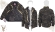 Куртка с лайнером Surplus Regiment M65 Jacket, black camo, 20-2501-42