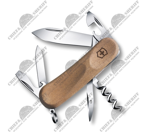 Швейцарский складной нож Victorinox EvoWood, 11 функций, 2.3801.63