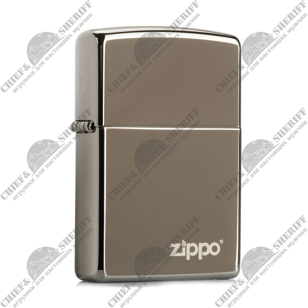 Зажигалка Zippo Black Ice Logo, 150ZL