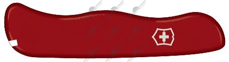 Передняя накладка для ножей Victorinox 111 мм, нейлоновая, красная, C.8900.9