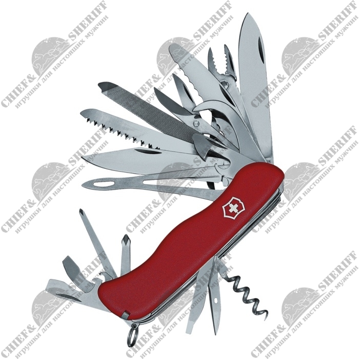 Складной швейцарский нож Victorinox Work Champ XL (красный) 111 мм, 30 функция, 0.9064.XL