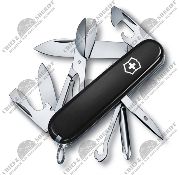 Нож перочинный Victorinox Super Tinker  91мм, 14 функций, черный, 1.4703.3