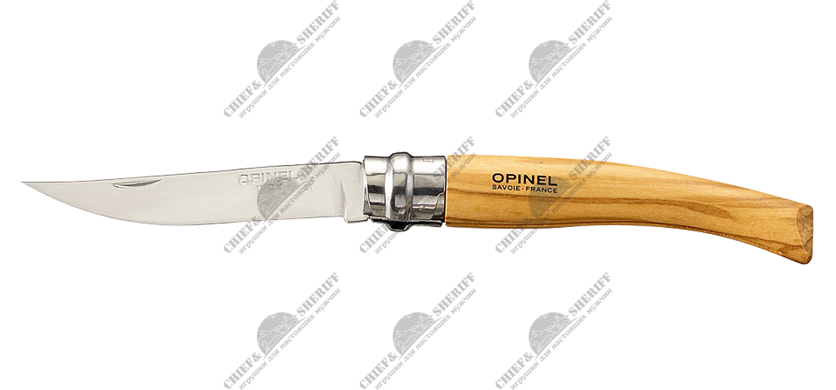Нож Opinel Slim Olive Vri, No.8, олива, 001144