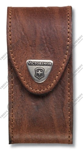 Чехол кожаный Victorinox, коричневый для ножей Swiss Army 4.0545